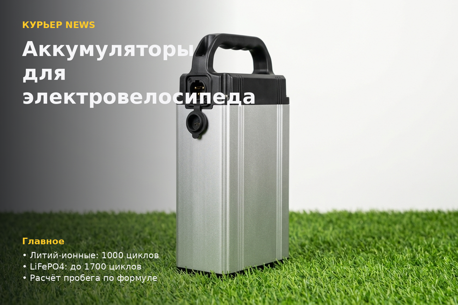 Как выбрать аккумулятор для электровелосипеда: полное руководство для курьера
