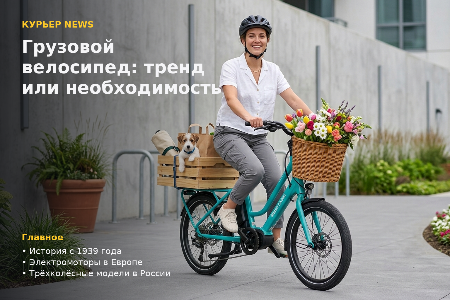 Грузовой велосипед для курьера: тренд или необходимость?