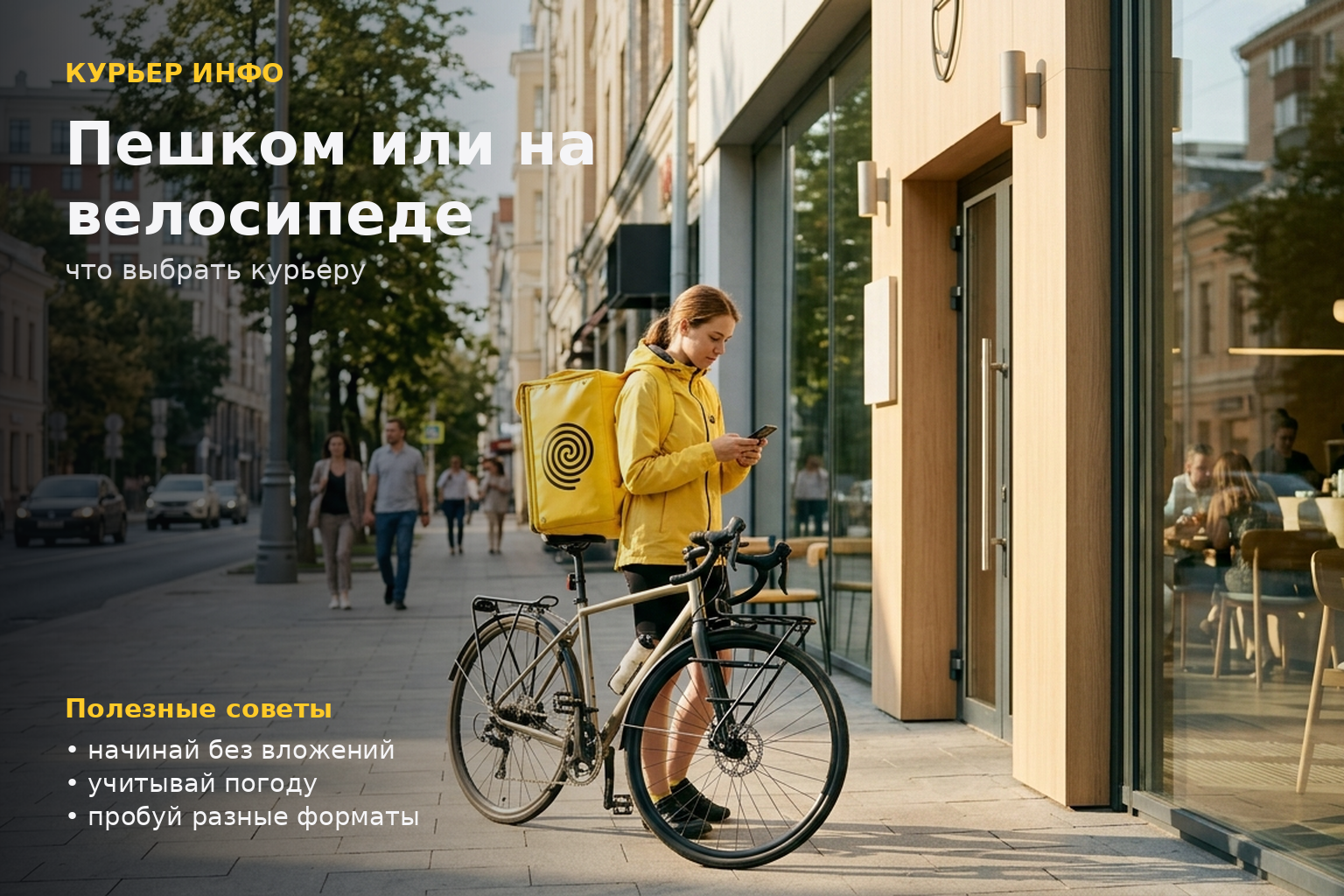 Работа пешком или на велосипеде: что выгоднее