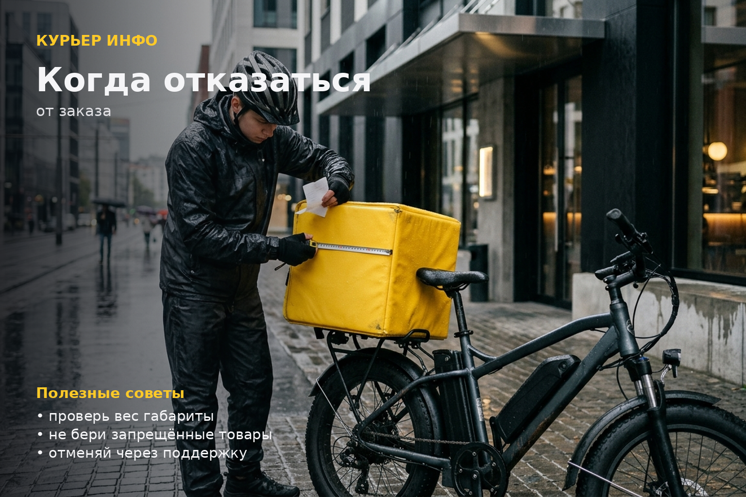 Почему иногда лучше отказаться от заказа